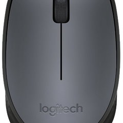 MOUSE LOGITECH M170 PC sau NB wireless 2.4GHz optic 1000 dpi butoane scroll 3 1 gri 910-004642 .