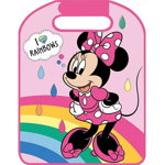 Disney - Protectie spatar auto sau bancheta I Love Rainbows Minnie Mouse, Roz