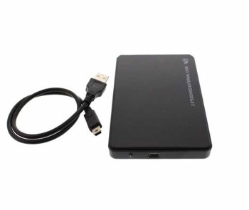 Carcasa HDD 2.5" SATA USB 2.0 negru, OEM