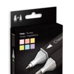 Marker Spectrum Noir pastel pe baza de alcool 6 culori set Crafters Companion SPECN-CS6-TIN, Galeria Creativ