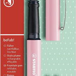 Stilou - beFab! - beYou!, pastel roz, M 0.5mm, cu rezerve | Stabilo, Stabilo