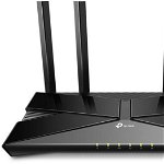 Router Wireless TP-LINK Archer AX10, Gigabit, Triple-Core, Wi-Fi 6, Dual Band, 1500 Mbps, 4 Antene externe, Alexa App, Negru