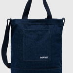 Levi's geanta de bumbac culoarea albastru marin, Levi's