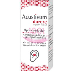 Spray auricular Acustivum durere, 20 ml, Zdrovit, NATUR PRODUKT PHARMA POLONIA