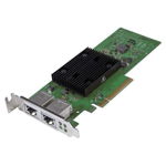 Adaptor PCIe, Dell, Dual Port, 10Gb, Argintiu/Verde