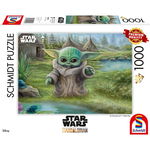 Schmidt Spiele Thomas Kinkade Studios: Star Wars The Mandalorian - Grogu The Child, Jigsaw Puzzle (1000 Pieces), Schmidt Spiele