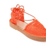 Pantofi ALDO portocalii, PICOT820, din material textil, Aldo