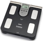 Cantar compozitie corporala Omron BF-508, 4 utilizatori, 6 functii, 150kg, Negru