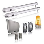 Kit automatizare poarta batanta Somfy SGS Essential, Include lampa de semnalizare, motor, fotocelule si telecomenzi, 