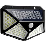 5x Lampi solare perete LS100, 100 LED-uri COB, Senzor Miscare si Lumina,1200mAh, IP65, NYTRO