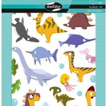 Pachet cu 150 de stickere decorative - Dinozauri, 8580