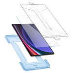 Folie sticla cu sistem de montare Case friendly Spigen GLAStR EZ FIT compatibila cu Samsung Galaxy Tab S8 Ultra / S9 Ultra 14.6 inch, Spigen