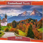 Puzzle 2000 piese Rian Alps Germany, Castorland