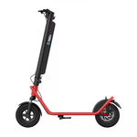 Trotineta electrica pliabila iSEN X11 Rosu, 10 inch, suspensie fata, 500W, autonomie max. 50km,  viteza max. 35km h, baterie detasabila