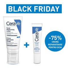 Pachet Crema hidratanta pentru fata CeraVe pentru ten normal-uscat