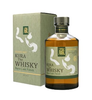 Kura Rum Cask Blended Malt Japanese Whisky 0.7L, Helios