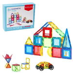 Set de constructie magnetic 3D - 60 piese, MAGPLAYER
