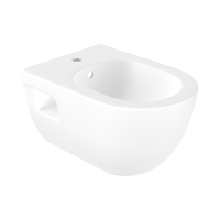 Bideu suspendat Celesta Brillo  53 x 35 5 cm  fara margini  ceramica  alb mat, Celesta