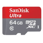 Card de memorie Sandisk MicroSDXC ultra 64 GB/1 adaptor 100 MB/s