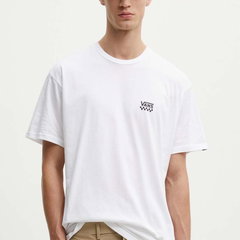 Vans tricou din bumbac barbati, culoarea alb, cu imprimeu, VN0A7TLGWHT1, Vans
