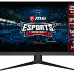 Monitor Gaming IPS LED MSI Optix 23.8" G242, Full HD (1920x1080), DisplayPort, AMD Adaptive Sync, 144Hz, 1ms (Negru)