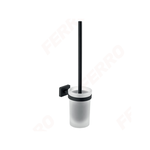 Perie wc Ferro Greta, negru mat - AGR14BL , Ferro
