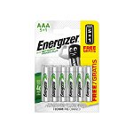 Baterii reîncărcabile Nimh Energizer 5+1 AAA HR3 700 mAh, ENERGIZER