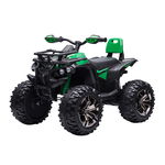 HOMCOM Quad electric 12V pentru copii, verde | AOSOM RO, HOMCOM