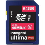 Card memorie Integral SDXC Ultima Pro 64GB Clasa 10 UHS-I U1