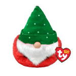 Jucarie de plus TY Beanie Balls - TURVEY, spiridus cu palarie verde TY42548, Meteor Cee Rom