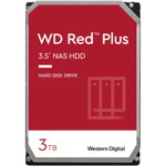 HDD WD Red,   Plus 3TB, 5400RPM, 128MB cache, SATA-III