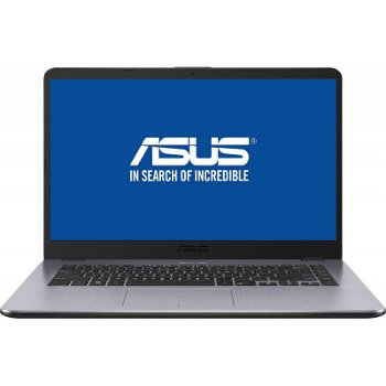Laptop Asus VivoBook A505ZA-EJ666 (Procesor AMD Ryzen 3 2300U (4M Cache, 3.40 GHz), 15.6" FHD, 4GB, 1TB HDD @5400RPM, AMD Radeon Vega 6, Endless OS, Gri)