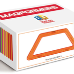 Joc de Constructie Magnetic Magformers Trapezoid Set - 12 piese in forma de trapez