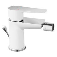 Baterie bideu Ferro Adore BDR6, monocomanda, finisaj alb/cromat, Ferro