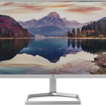 Monitor LED IPS HP M22f FHD, 21.5", Full HD, 75Hz, AMD FreeSync, argintiu