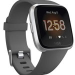 Ceas activity tracker Fitbit Versa Lite, Android&iOS, Bluetooth, Silicon (Gri)