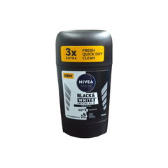 Deodorant Stick pentru Barbati, Nivea Black&White Power, 50 ml, Nivea