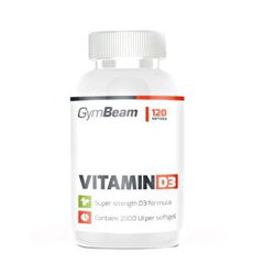 Vitamina D3 2000IU, 60 capsule, Gymbeam, Supliment alimentar pentru imunitate si sanatate