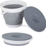 Verk Bucket Găleată din silicon cu capac 5l universal, Verk