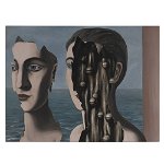 Tablou pictura Secretul Dublu de Rene Magritte 1552 - Material produs:: Tablou canvas pe panza CU RAMA, Dimensiunea:: 60x90 cm, 