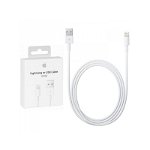 Cablu Date/Incarcare USB-A Lightning 2m Alb, Apple