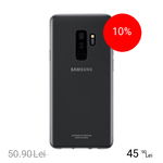 Husa de protectie Samsung Clear Cover pentru Galaxy S9 Plus, Transparent