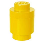 Room Copenhagen LEGO Storage Brick 1 round yellow - RC40301732, Room Copenhagen