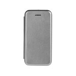 Husa Flip Carte Cu Magnet Lux Upzz iPhone Se 2 ( 2020 ) , Gri, Upzz