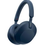 Casti Over the Ear Sony WH-1000XM5L, Wireless, Bluetooth, Noise cancelling, Autonomie baterie 30 ore, Microfon, (Albastru)