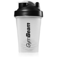 Shaker Blend Bottle transparent-negru 400 ml - GymBeam
