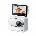 Camera video sport Insta360 GO3, 64GB, Waterproof, Alb