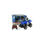 ATV albastru RC pentru copii , Quad cu telecomanda 27 Mhz, LeanToys, 9384