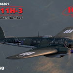 1:48 He 111H-3, WWII German Bomber (100% new molds) 1:48, Carmodels