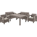 Set mobilier de gradina CORFU II FIESTA Capuccino / Gri-nisipiu, Micul Meserias